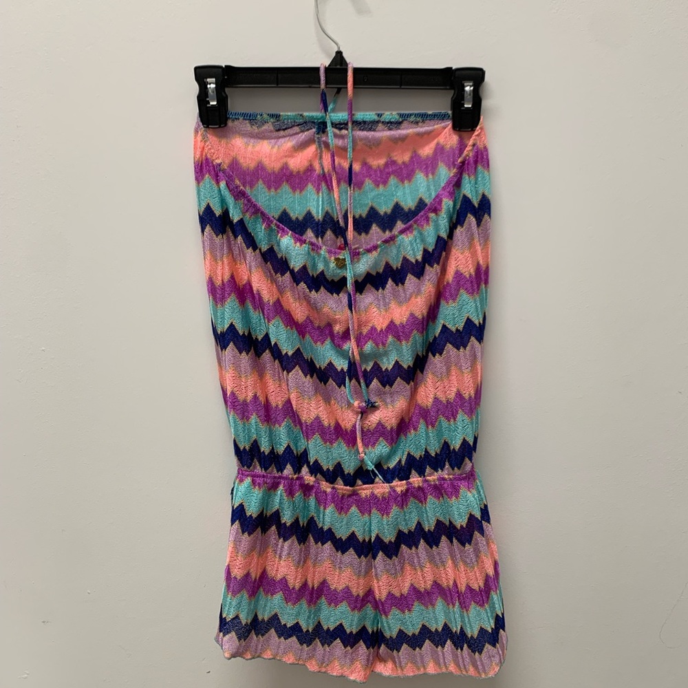 ZIG ZAG COLORFUL ROMPER / BEACH COVERUP - Picture 4 of 4